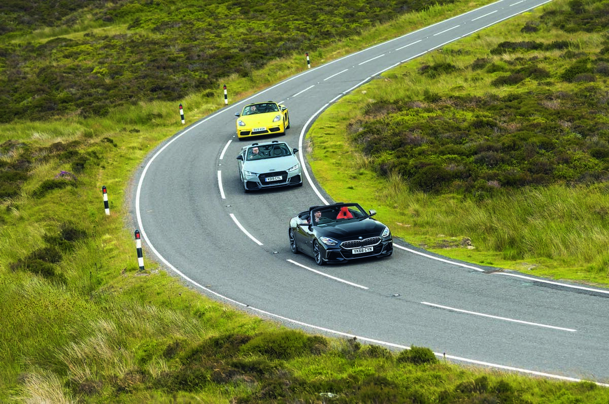 Convertible clash: New BMW Z4 vs Porsche Boxster and Audi ...
