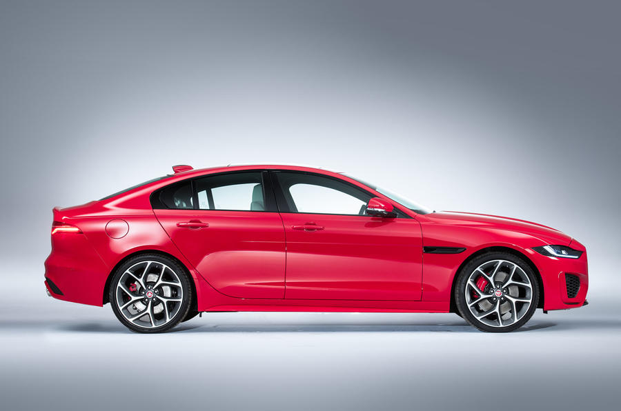 2019 Jaguar XE side profile