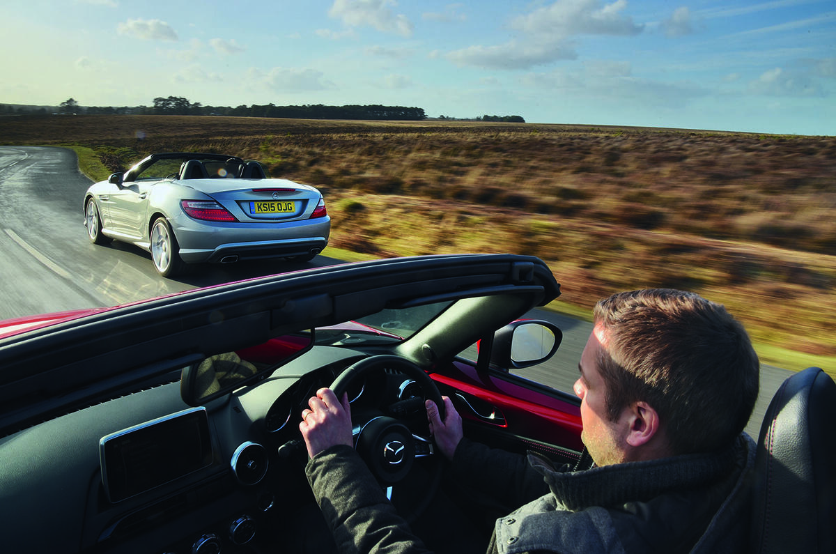 Mazda Mx 5 Rf Vs Used Mercedes Benz Slk Which Is Best Autocar