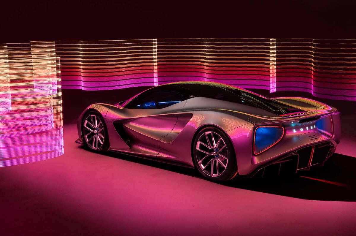 Lotus Evija revealed - studio shoot