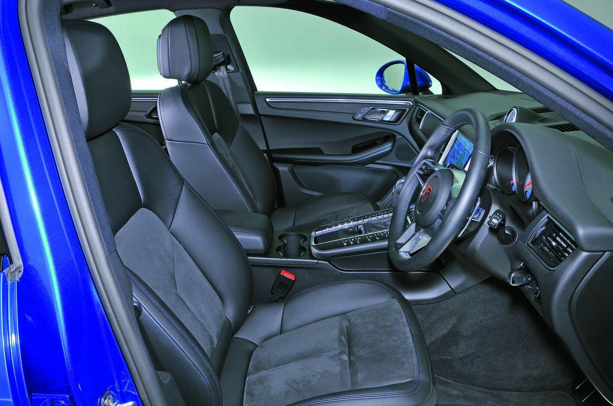 2017 Porsche Macan S road test review - front seats