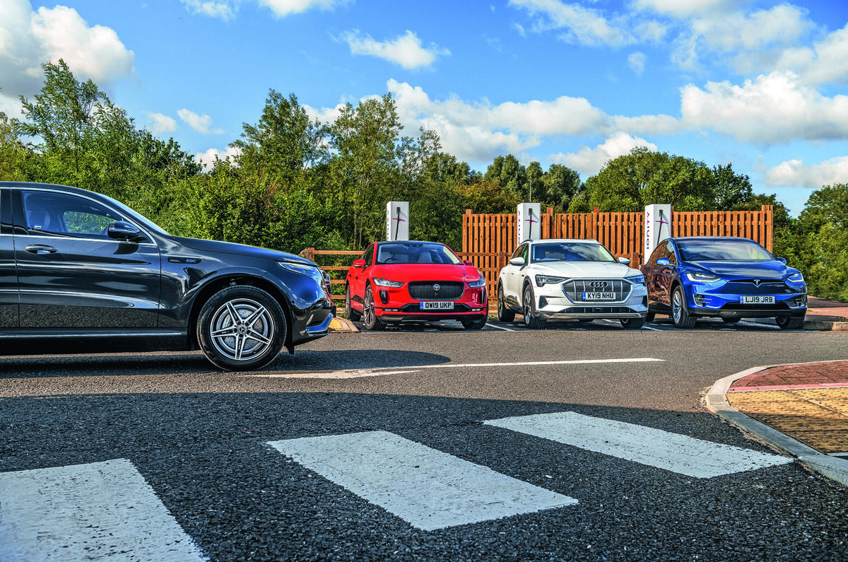 Electric Suv Megatest Mercedes Eqc Vs Luxury Rivals Autocar