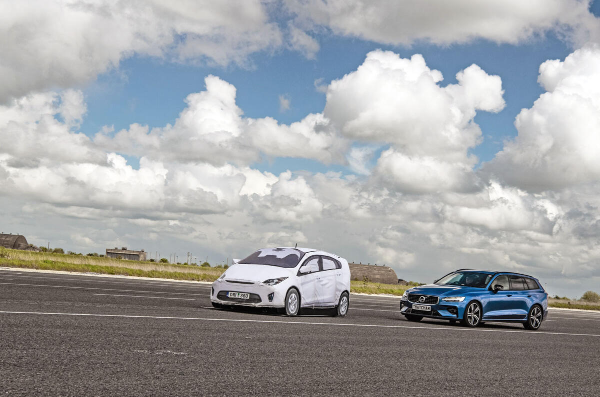 Volvo V60 braking tests