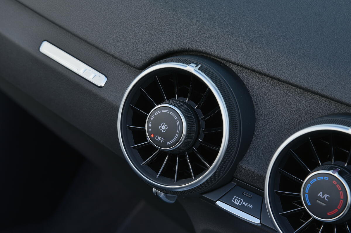 Audi TT climate control switchgear