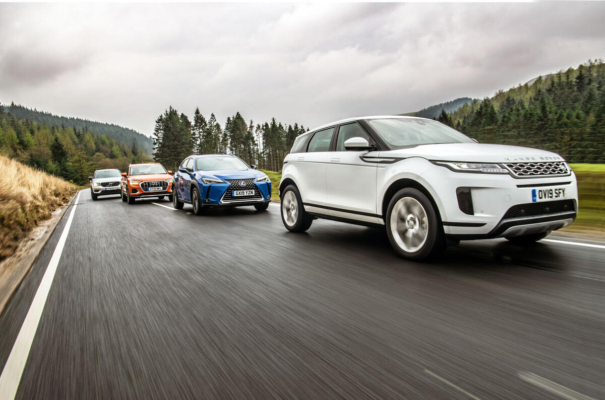Suv Showdown Range Rover Evoque Vs Major Rivals Autocar
