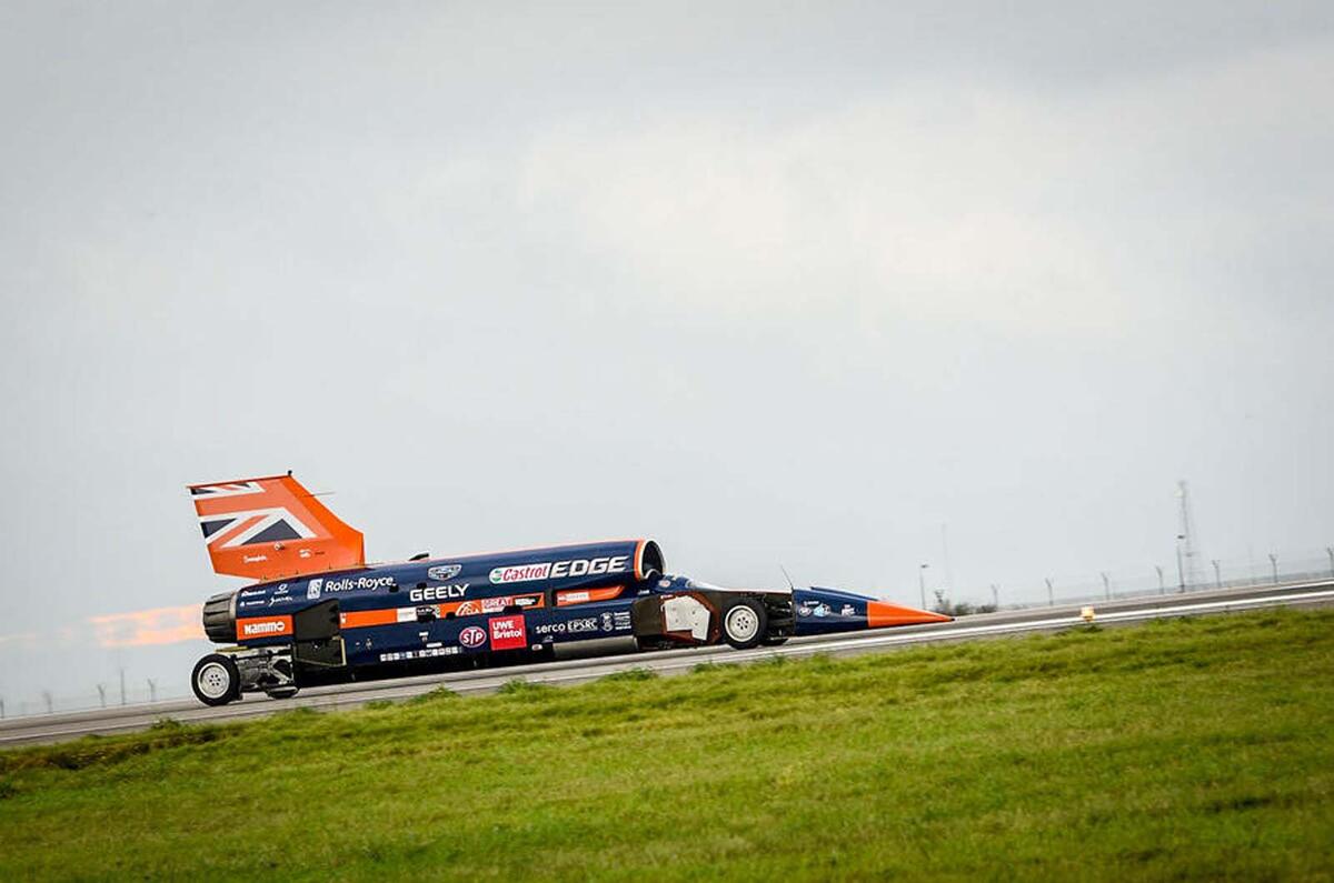 Bloodhound wants electric power for its 600bhp fuel pump