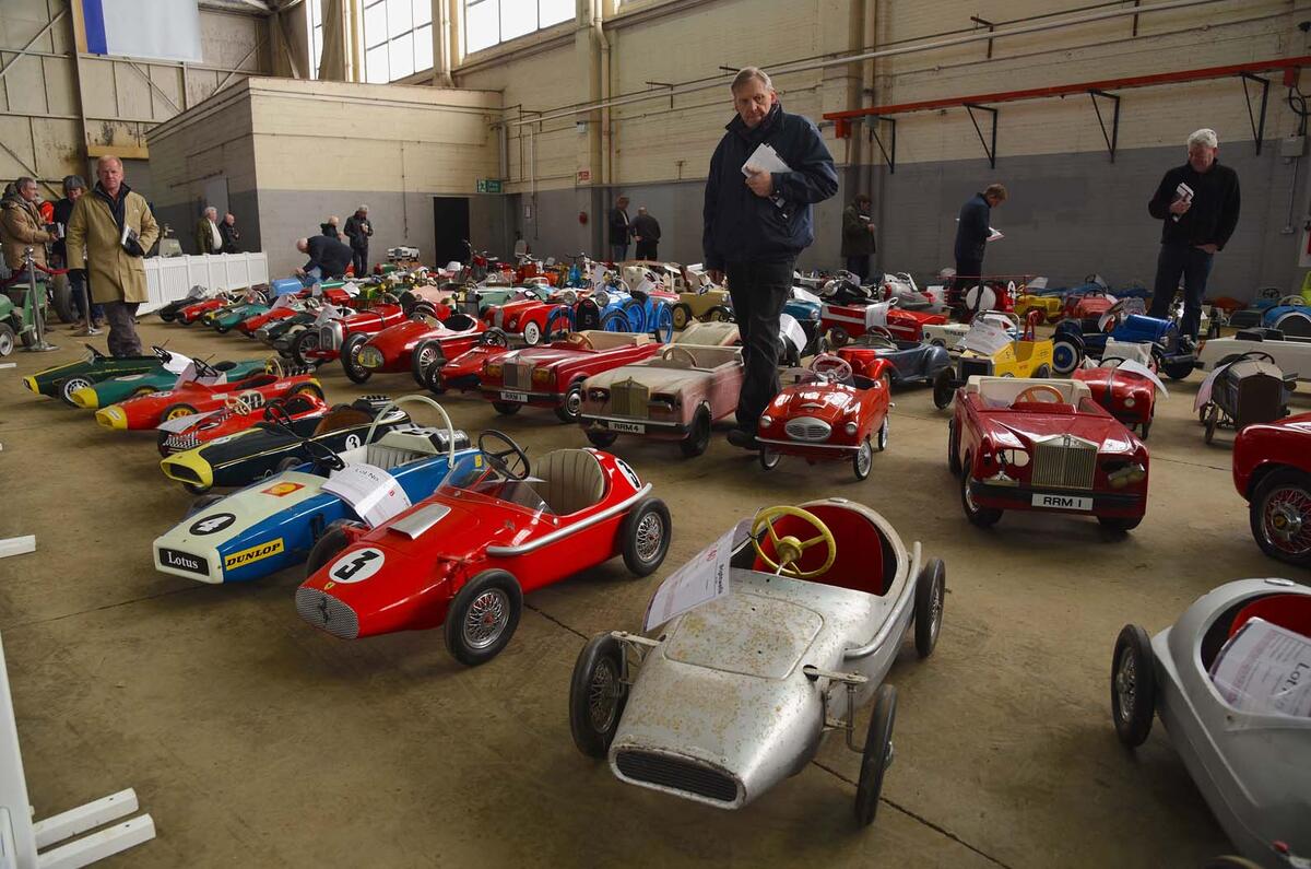 old fashioned pedal car