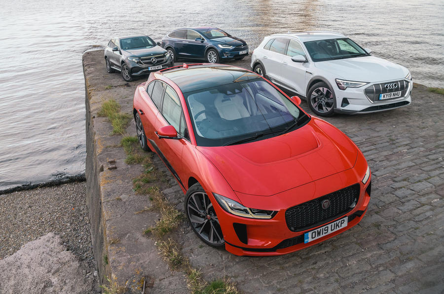 Jaguar I-Pace vs Audi E-Tron vs Mercedes EQC vs Tesla Model X