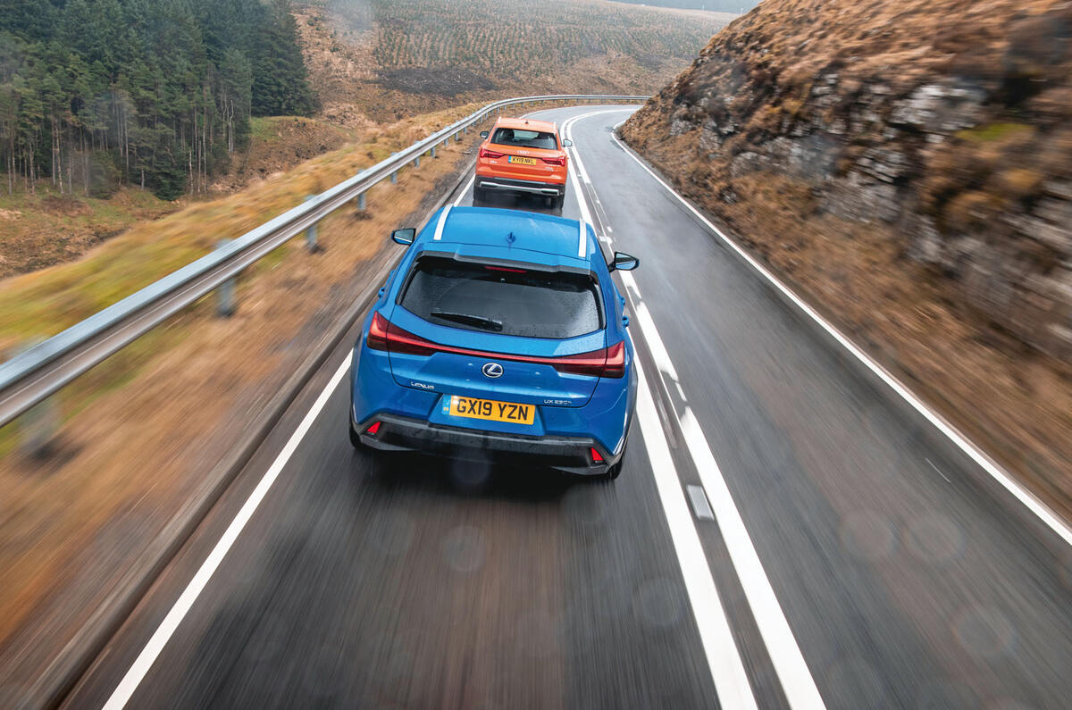 Range Rover Evoque vs Audi Q3 vs Volvo XC40 vs Lexus UX