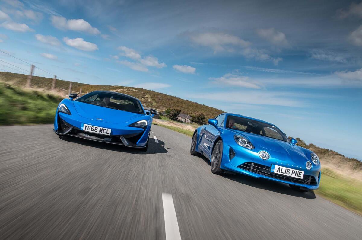 Price Mis Match Comparison Alpine A110 Vs Mclaren 570s Autocar