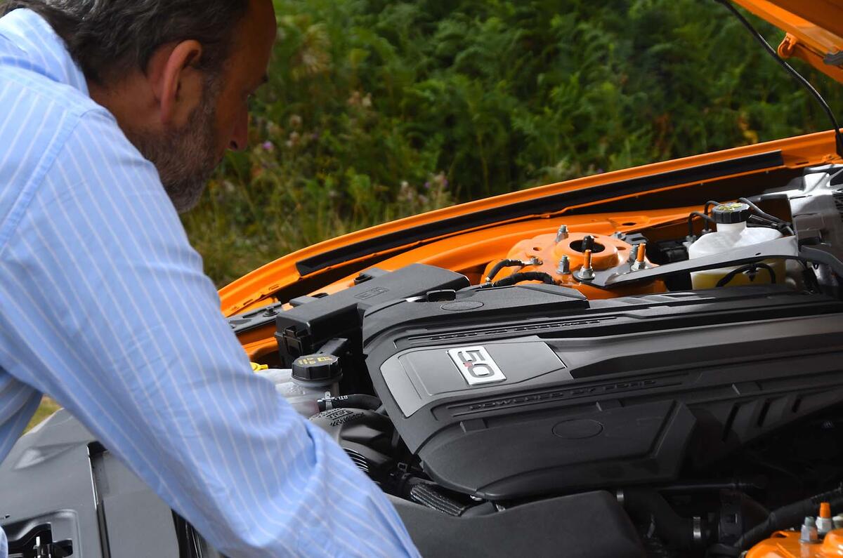 The Ford Mustang's V8