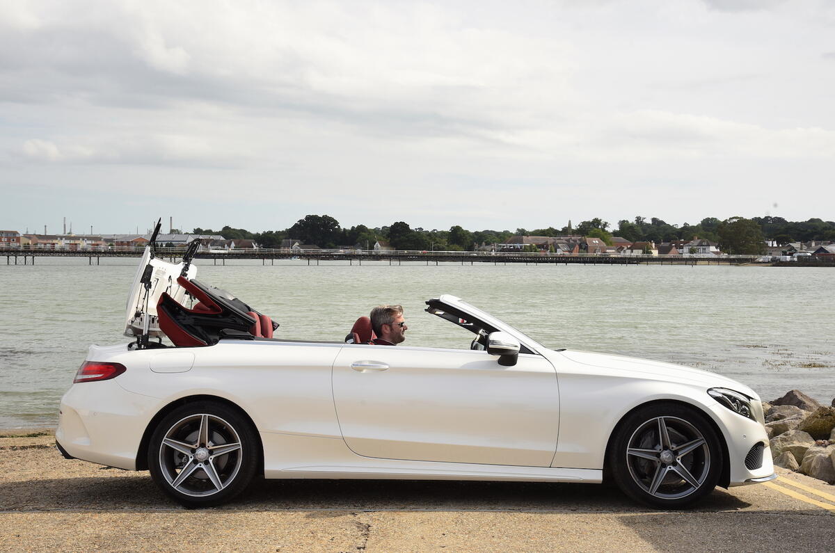 16 Mercedes Benz C 2 D Amg Line Cabriolet Review Review Autocar
