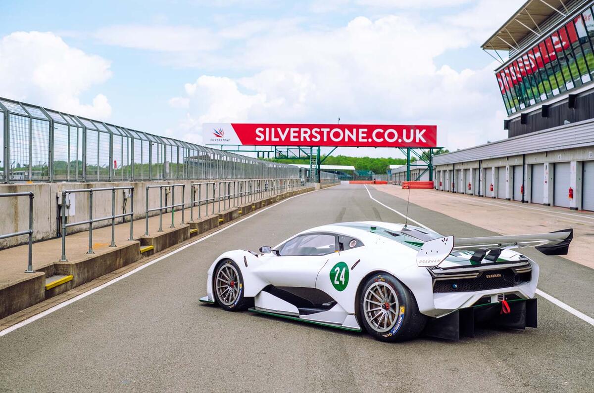 Brabham BT62 driven at Silverstone