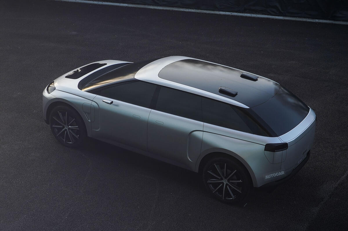 Dyson electric car - upper rear