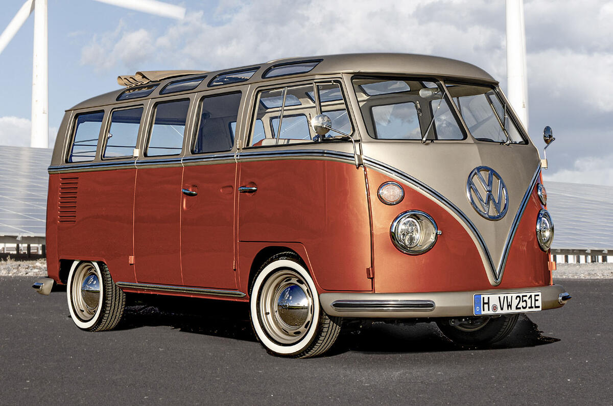 Volkswagen Electrifies Classic Type 2 Samba With bhp Motor Autocar