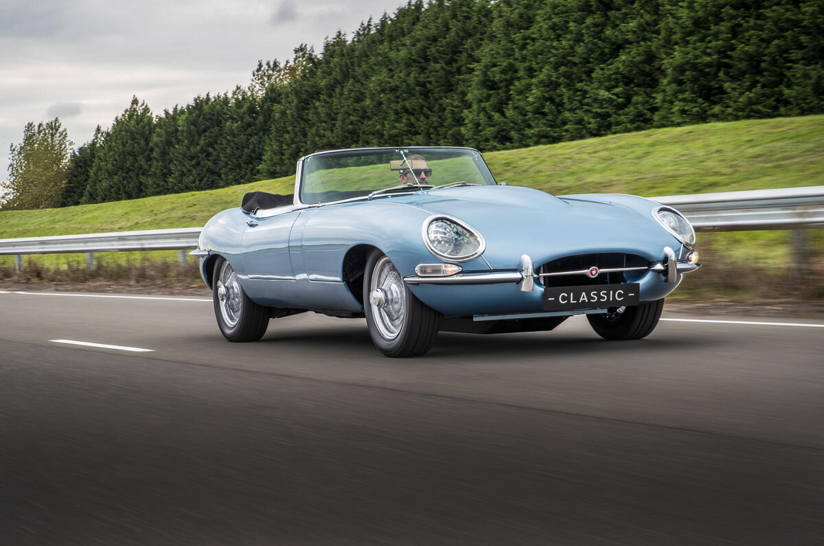 Jaguar E-Type ditches petrol, goes electric