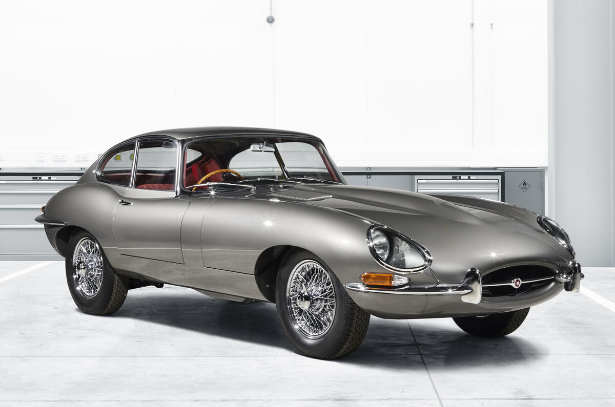 Restored reborn Jaguar E-Type