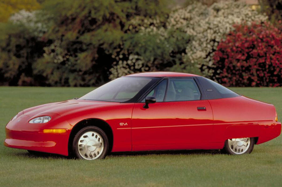 Throwback Thursday 1996 General Motors EV1 first drive Autocar