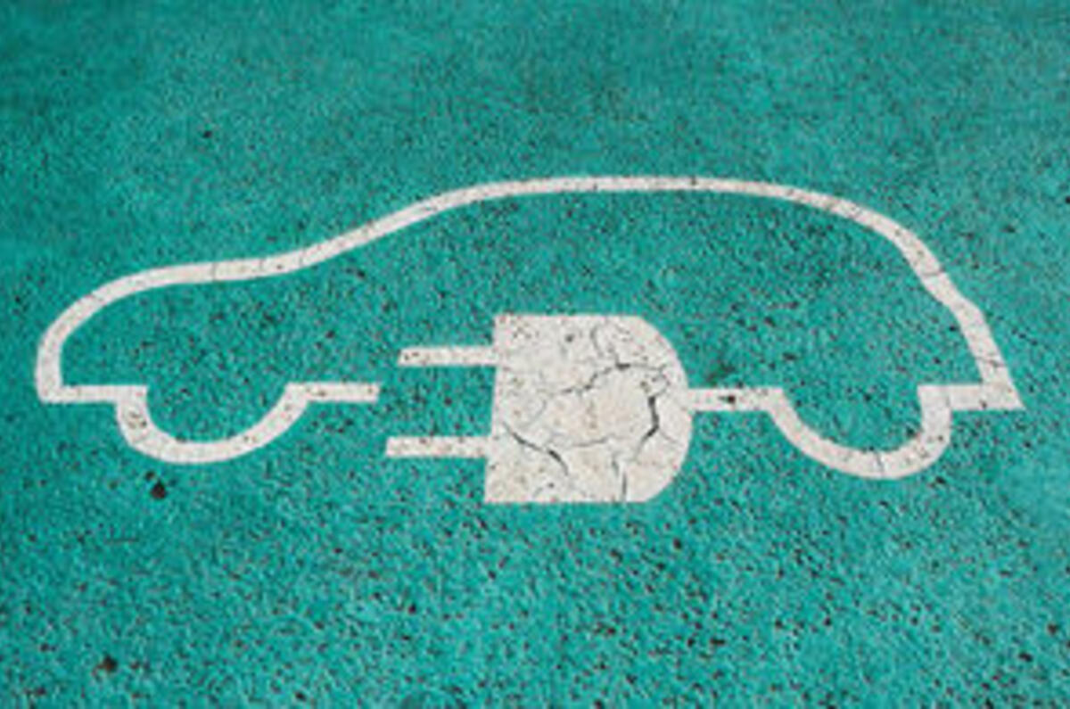 Electric car logo