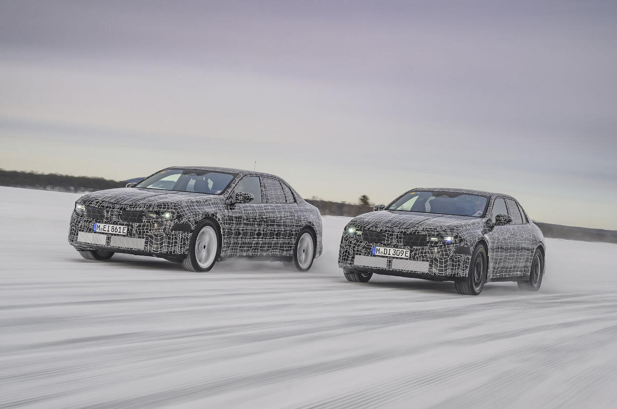 Pruebas invernales del prototipo eléctrico BMW Serie 3 con doble seguimiento (3)