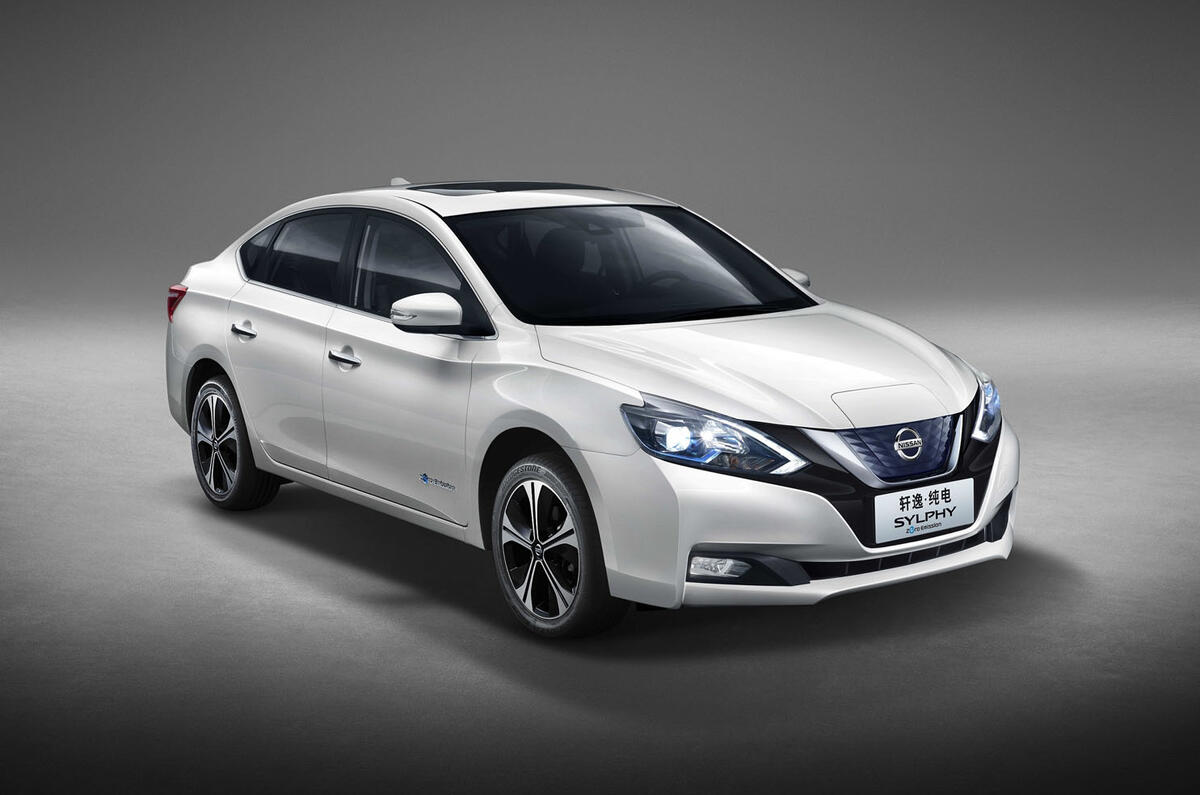 Nissan Sylphy Zero Emission revealed as Leaf-based EV for ...