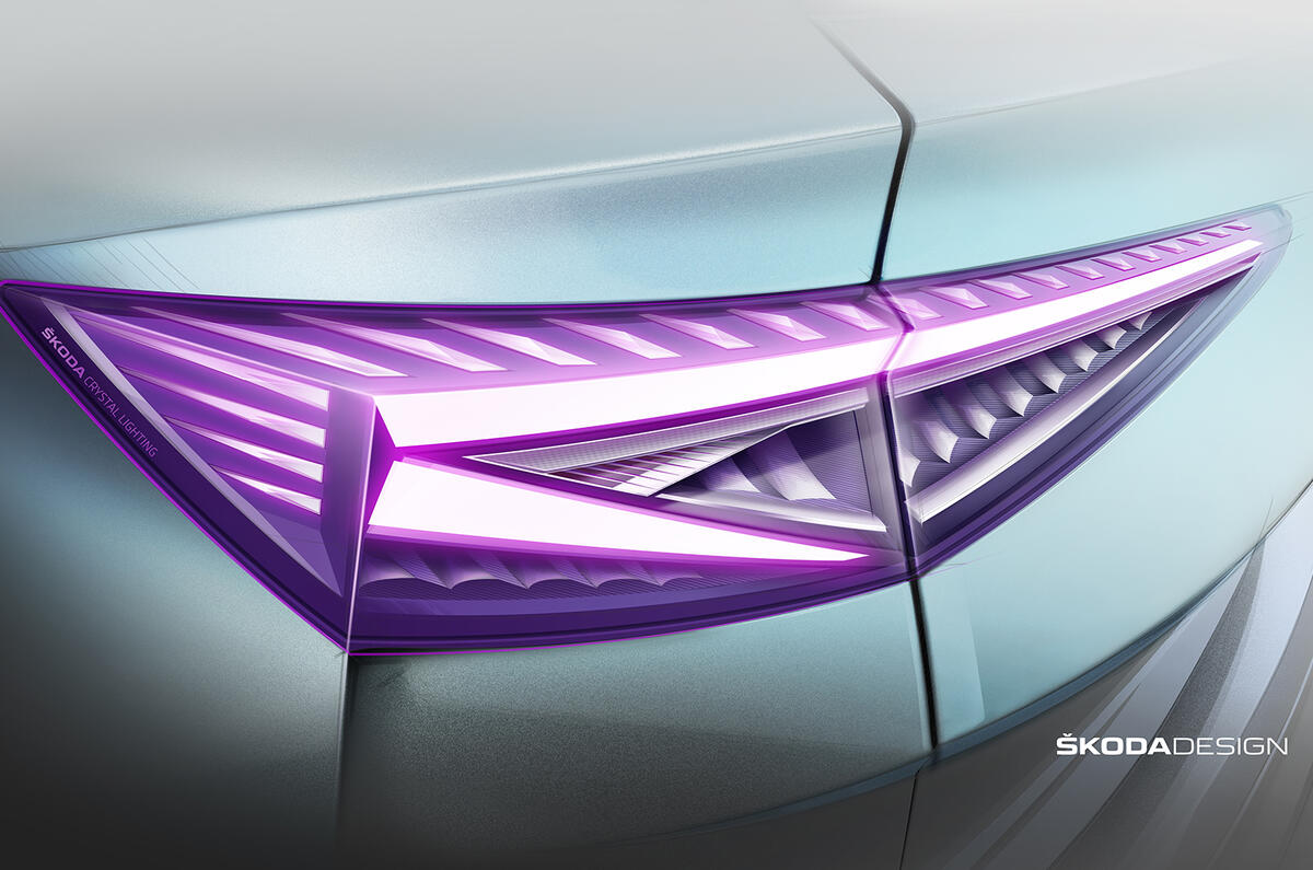 Skoda Enyaq lights