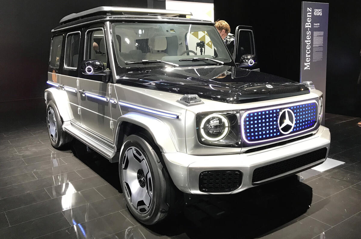 Mercedes-Benz EQG concept to become electric G-Class by 2025 | Autocar