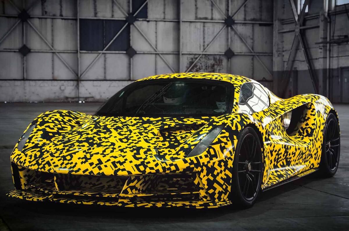 Lotus Evija dynamic prototype