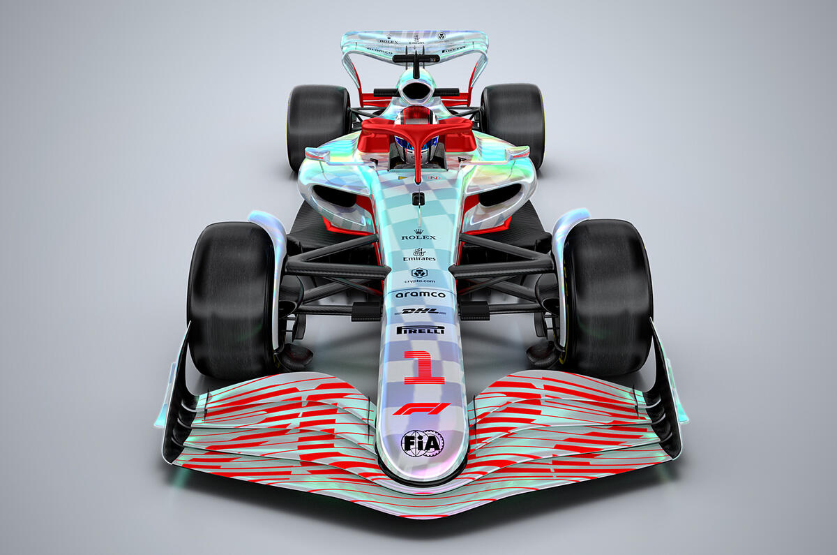  F1 reveals new 2022 car with focus on improving racing Autocar