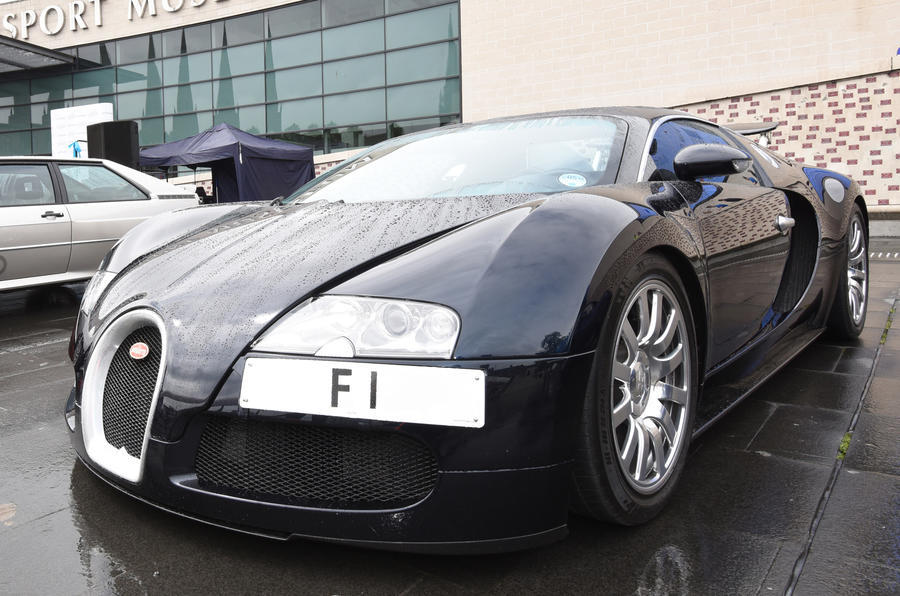 Bugatti Chiron F1 personalised numberplate