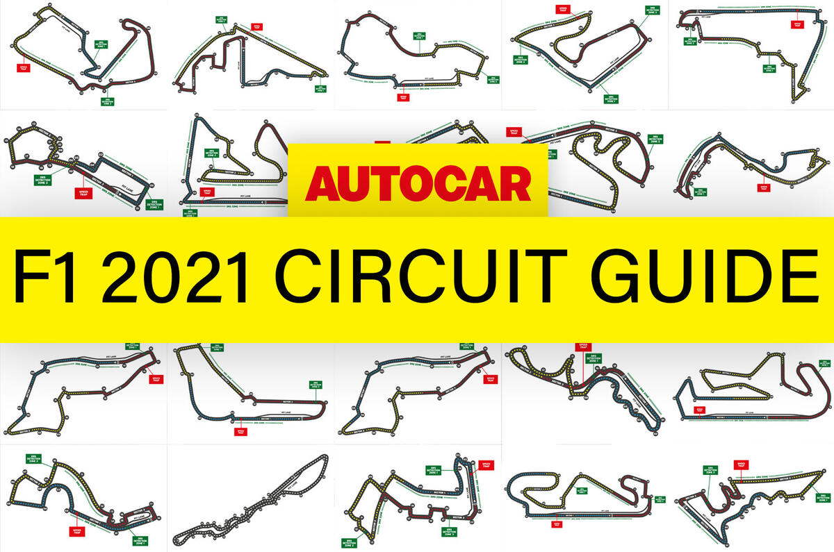 Formula One circuit guide 2021