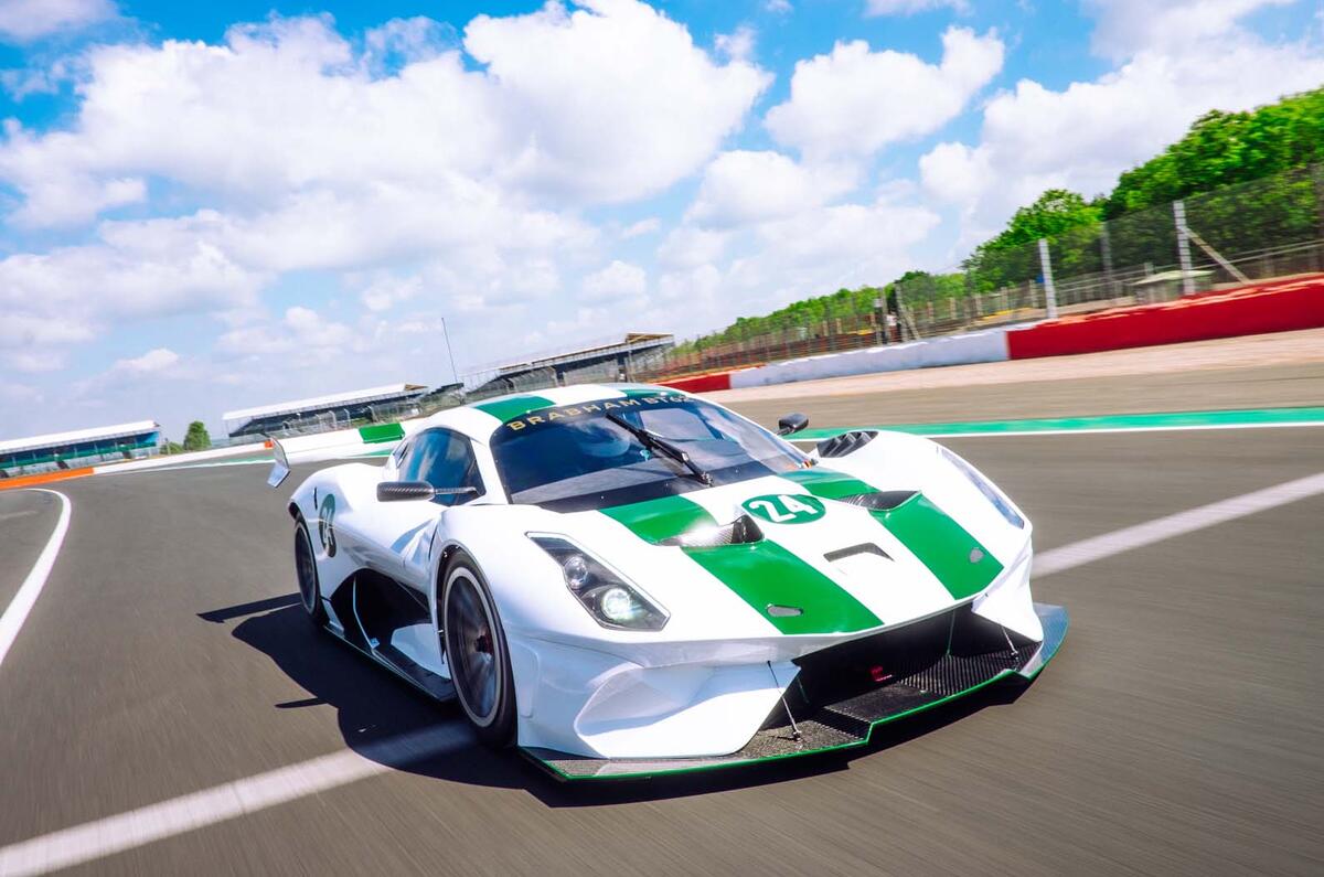 Brabham BT62 driven at Silverstone