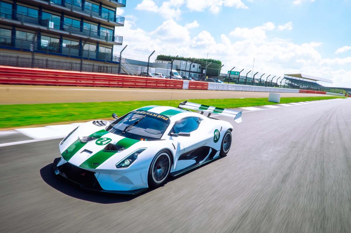 Brabham BT62 driven at Silverstone