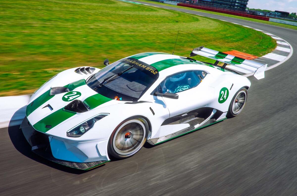 Brabham BT62 driven at Silverstone
