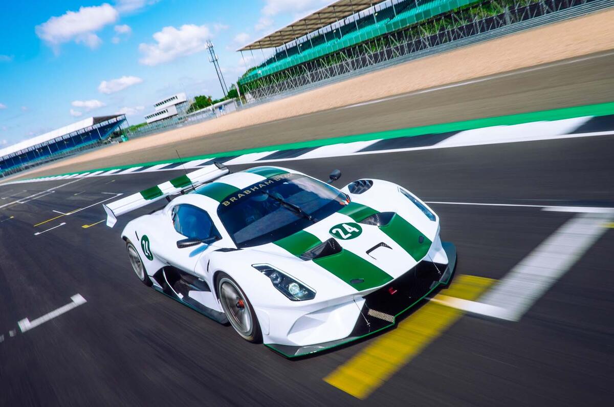 Brabham BT62 driven at Silverstone