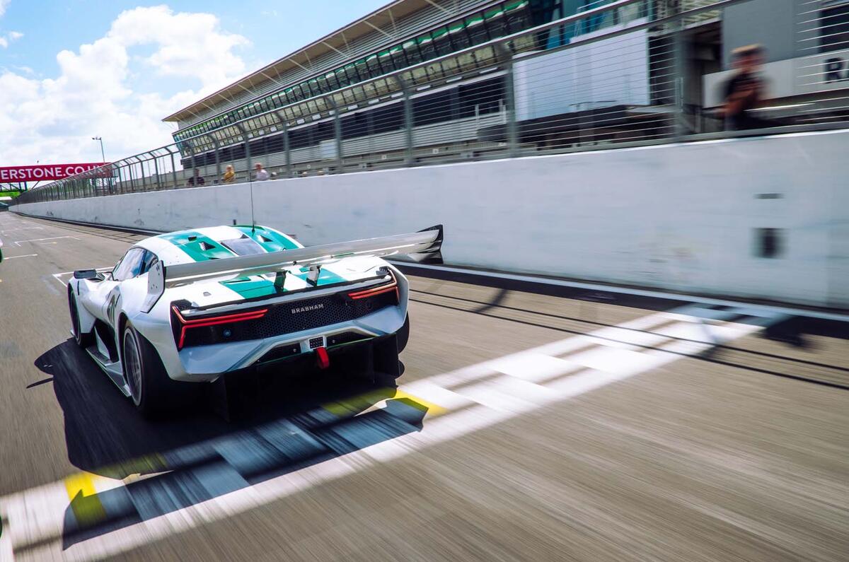 Brabham BT62 driven at Silverstone