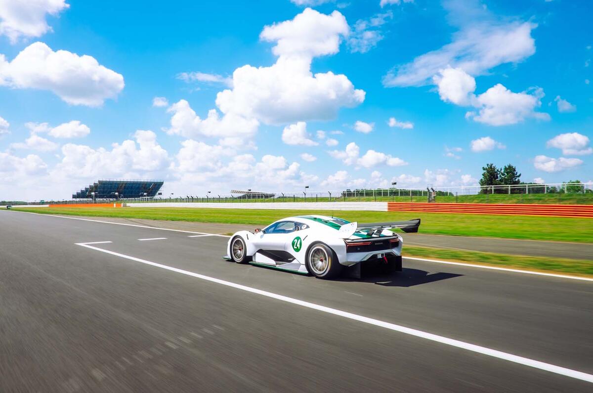 Brabham BT62 driven at Silverstone