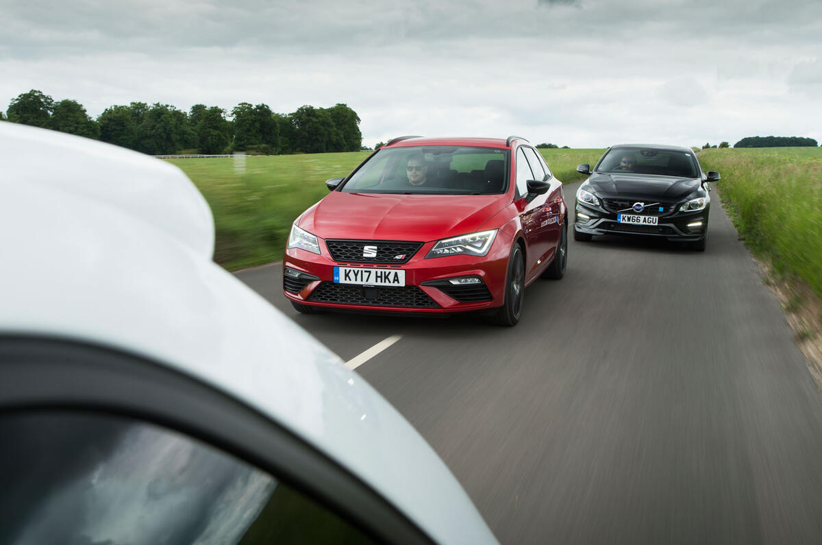 Skoda Octavia Vrs Estate Vs Seat Leon St Cupra Vs Volvo V60 Awd Polestar Fast Estate Triple Test Autocar