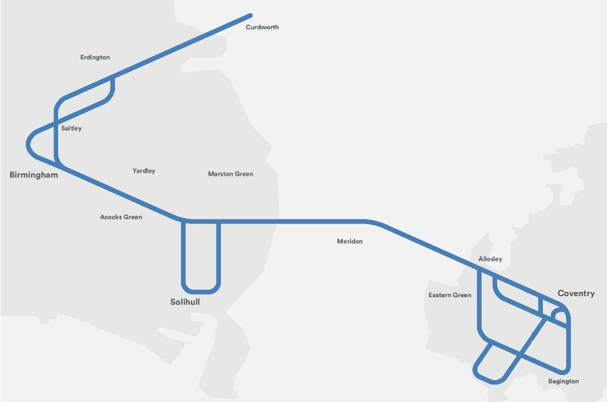 Midlands Future Mobility Scheme map