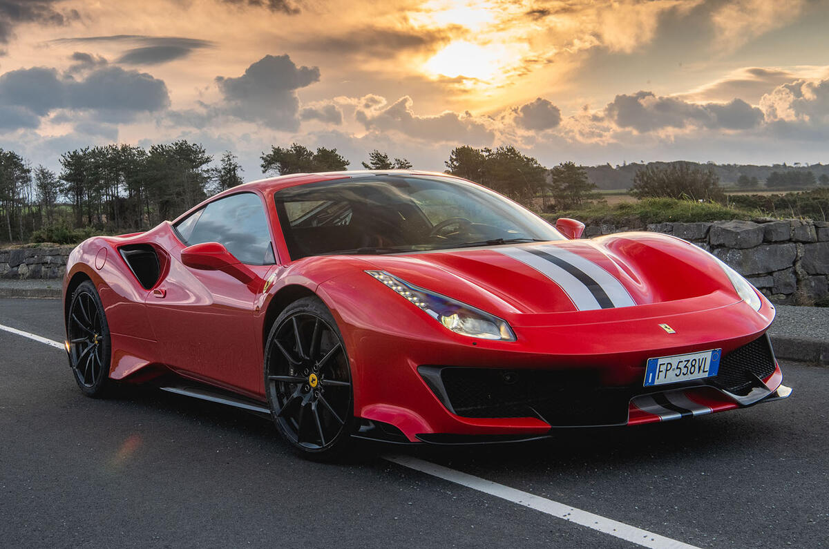 Ferrari 488 Pista 2018 UK first drive review - static front