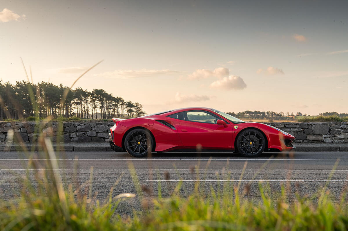 Ferrari 488 Pista 2018 UK first drive review - static side