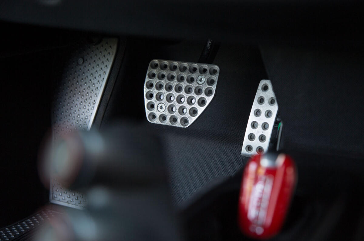 Ferrari 488 Pista 2018 UK first drive review - pedals