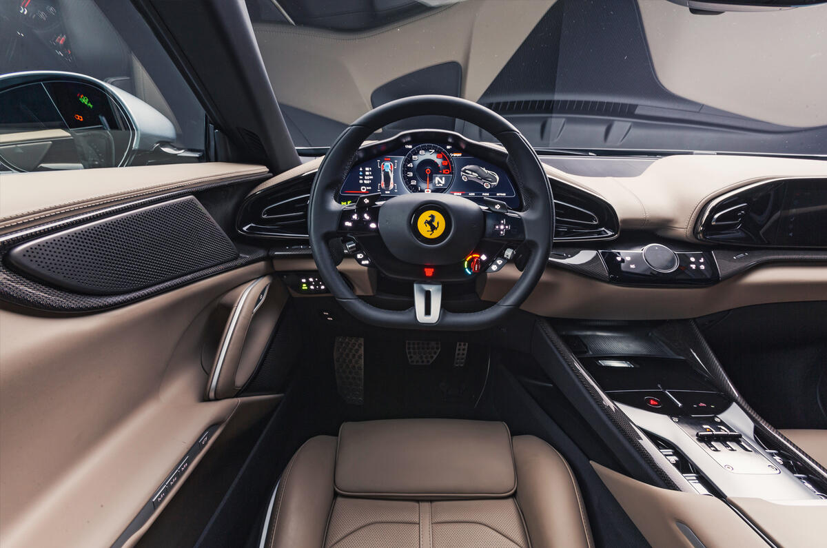 Ferrari Purosangue 2023 dashboard