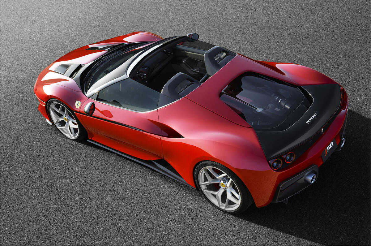 Limited Edition Ferrari J50 Revealed In Japan Autocar