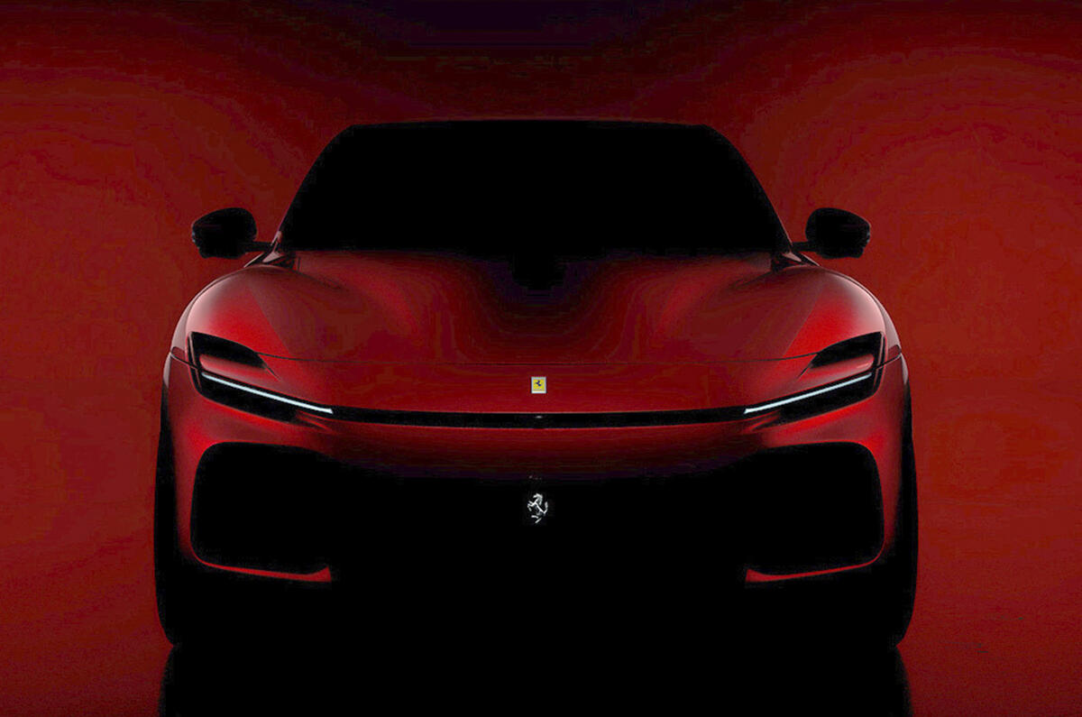 Ferrari Purosangue teaser