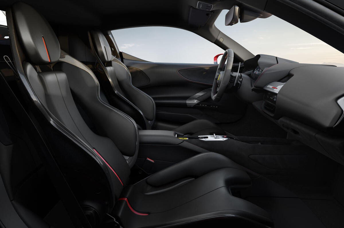 Ferrari SF90 Stradale press shots - front seats