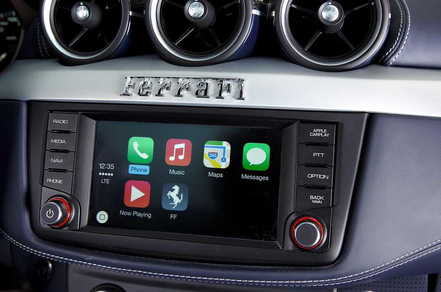 Ferrari with Apple Carplay