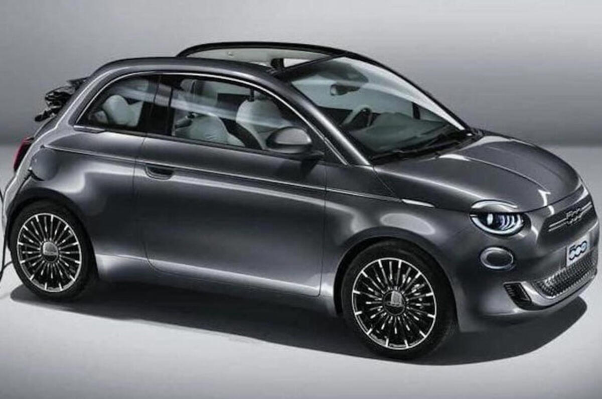 Fiat 500e 2020 leaked images - lead