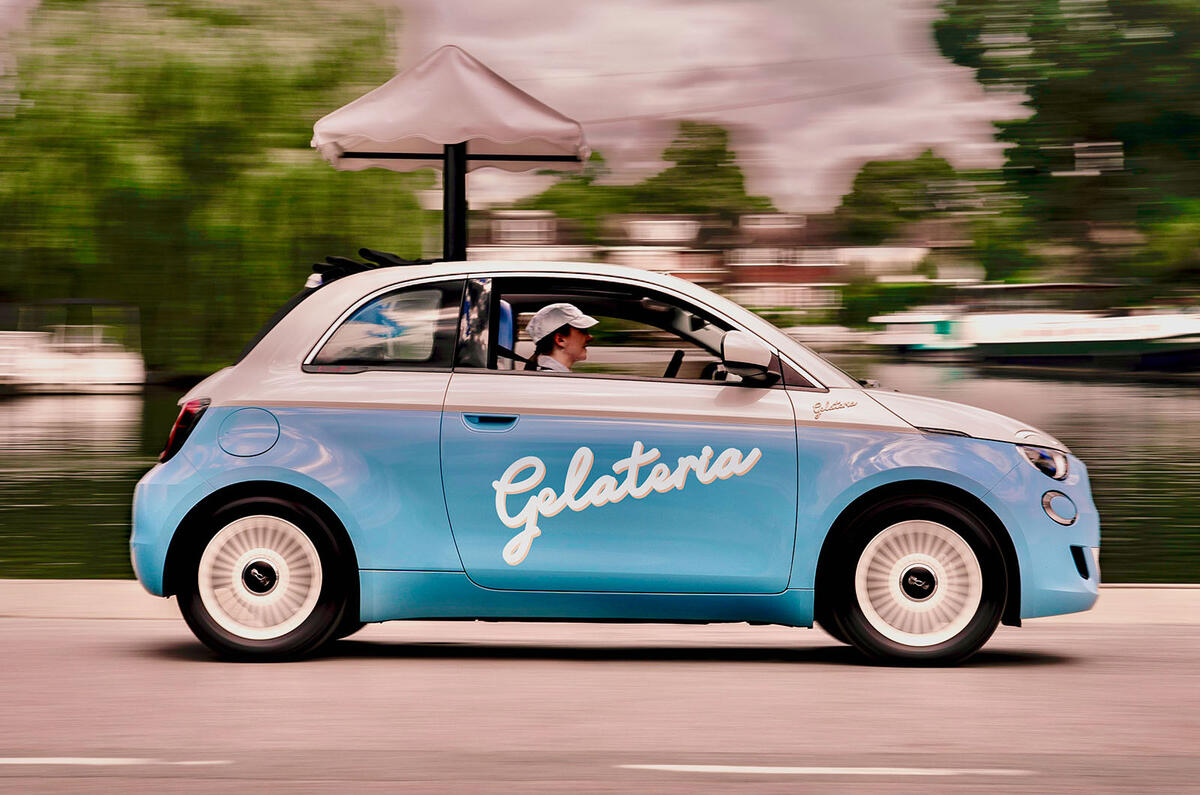 Fiat 500e Gelateria is tiny electric ice cream van Autocar