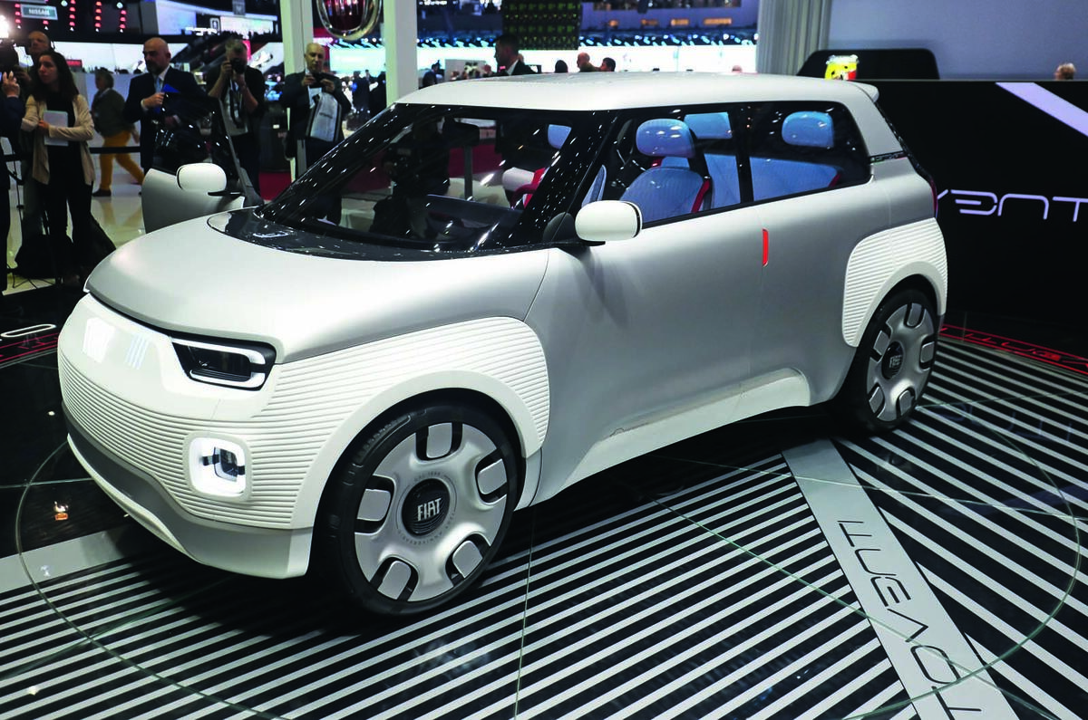 Fiat Centoventi unveiling Geneva - front